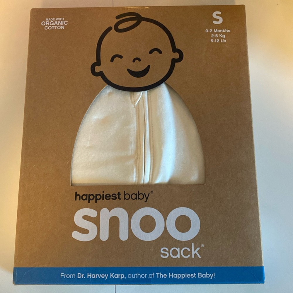 Happiest baby snoo sleep sack. Size Small (0-2 months, 5-12 lbs). NWT